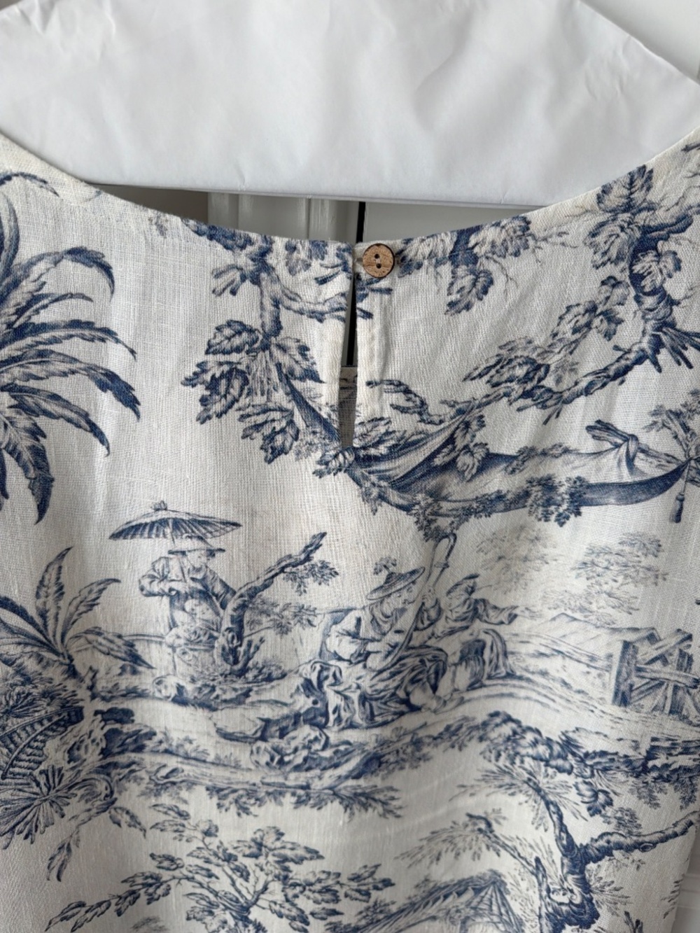 European linen dress size 44 purchased in Europe - Picture 3 of 4